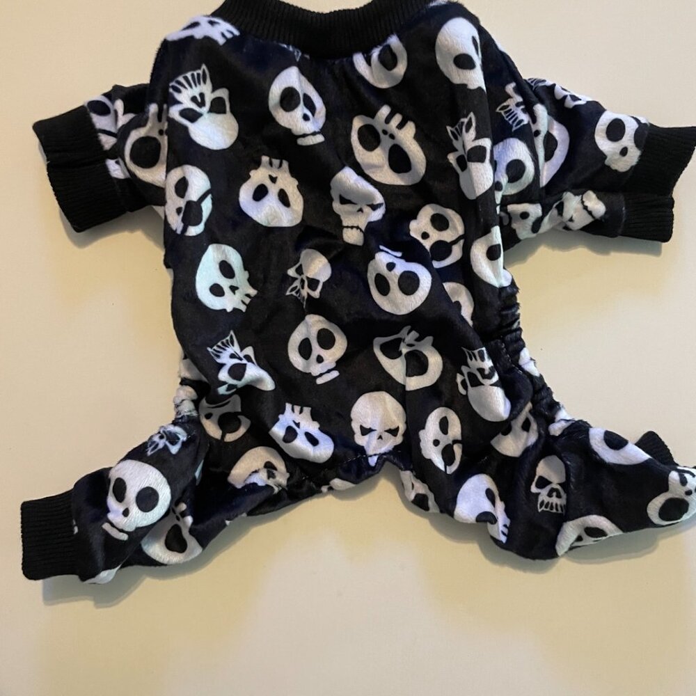 CuteBone Skull Print Dog Costume